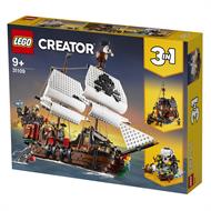 Конструктор LEGO Creator Піратський корабель 1262 деталі (31109)