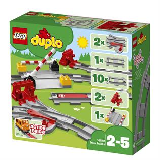 Конструктор LEGO DUPLO Trains Железнодорожные пути 23 детали (10882)