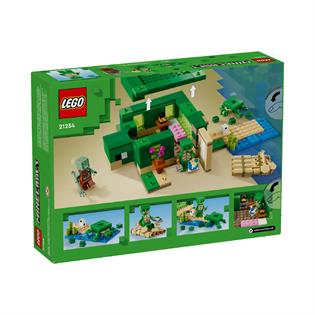 Конструктор LEGO Minecraft Пляжный дом в форме черепахи 234 детали (21254)