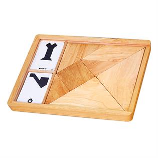 Игра-головоломка Viga Toys Деревянный танграм 7 эл. (56301)