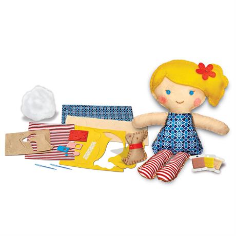 Набор для шитья игрушки 4M Кукла со щенком (00-02767) - фото 1