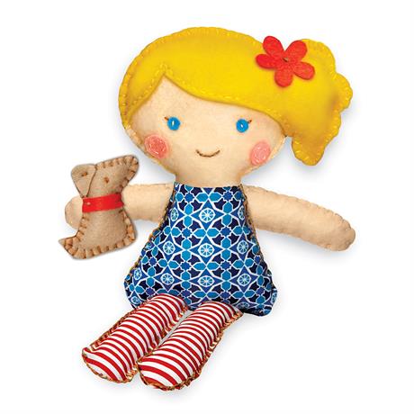 Набір для шиття іграшки 4M Лялька з цуценям (00-02767) - фото 2