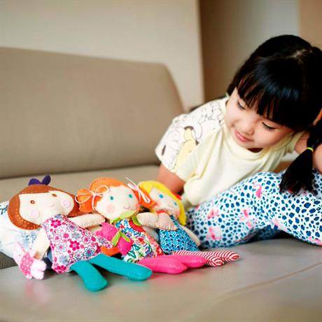Набір для шиття іграшки 4M Лялька з цуценям (00-02767) - фото 3