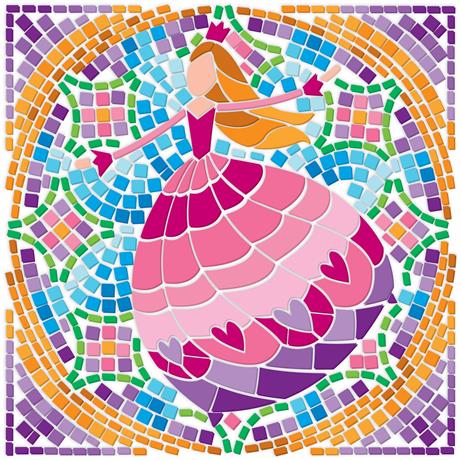 Набір для стікерної мозаїки 4M (3 в асорт. фея/русалка/принцеса) (00-04565) - фото 9