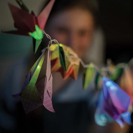 Набор для творчества 4M Оригами-гирлянда из цветов (00-04725) - фото 4