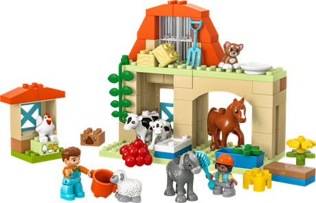 Конструктор LEGO DUPLO Town Догляд за тваринами на фермі 74 деталі (10416) - фото 1