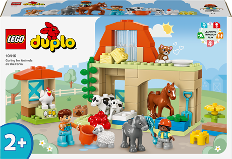 Конструктор LEGO DUPLO Town Догляд за тваринами на фермі 74 деталі (10416) - фото 0