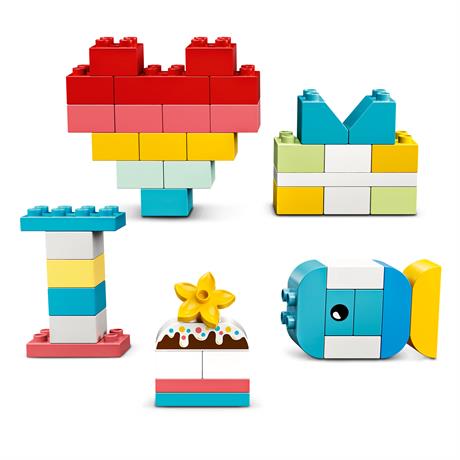 Конструктор LEGO DUPLO Коробка-серце 80 деталей (10909) - фото 5