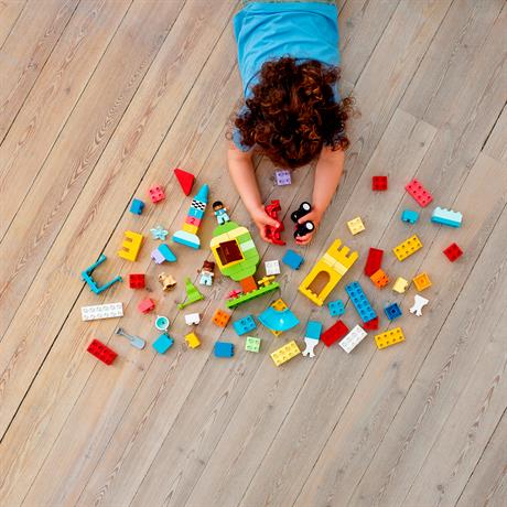 Конструктор LEGO DUPLO Classic Большая коробка с кубиками 85 деталей (10914) - фото 6
