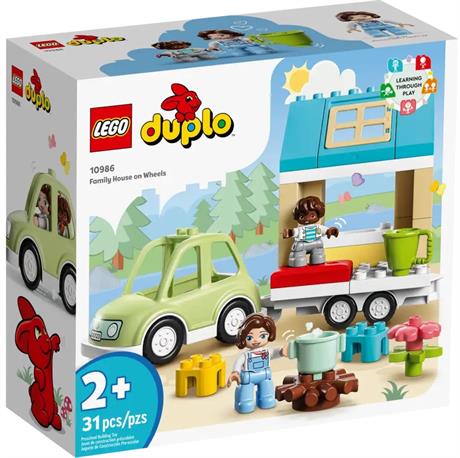 Конструктор LEGO DUPLO Town Семейный дом на колесах 31 деталь (10986) - фото 0