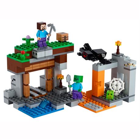 Конструктор LEGO Minecraft Закинута шахта 248 деталей (21166) - фото 4