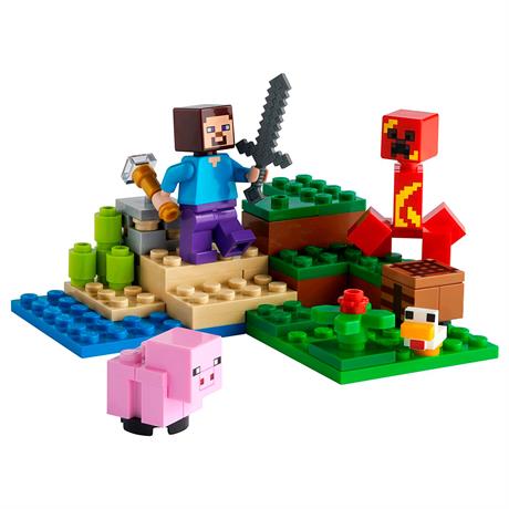 Конструктор LEGO Minecraft Засада крипера 72 детали (21177) - фото 1