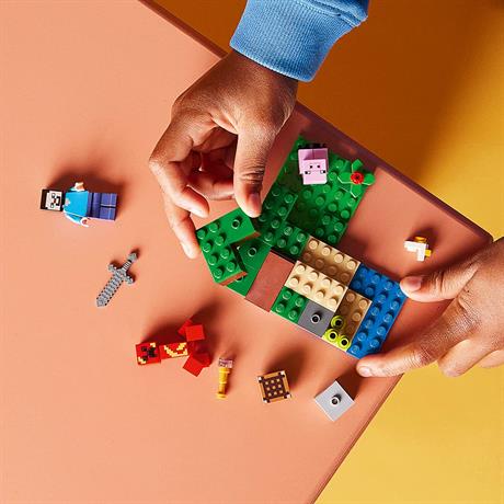 Конструктор LEGO Minecraft Засідка кріпера 72 деталі (21177) - фото 3