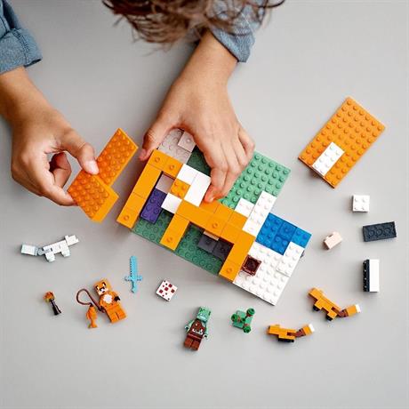 Конструктор LEGO Minecraft Лисья хижина 193 детали (21178) - фото 5