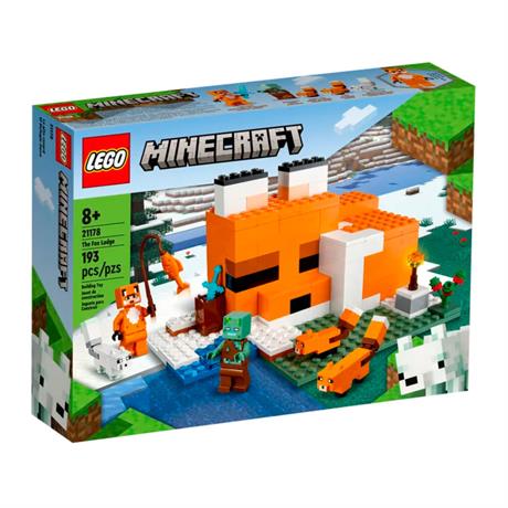 Конструктор LEGO Minecraft Лисяча хатина 193 деталі (21178) - фото 7
