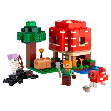 Конструктор LEGO Minecraft Грибной дом 272 детали (21179) - фото 1