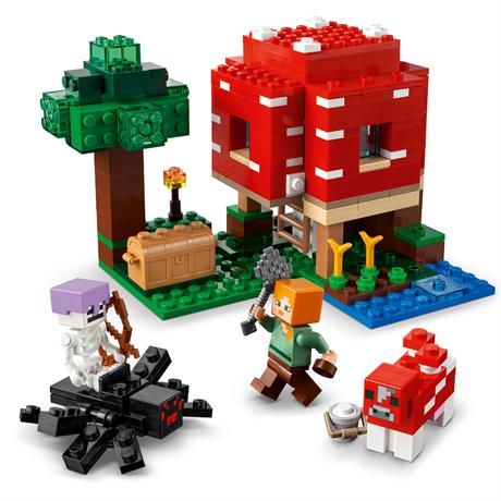 Конструктор LEGO Minecraft Грибний будинок 272 деталі (21179) - фото 2