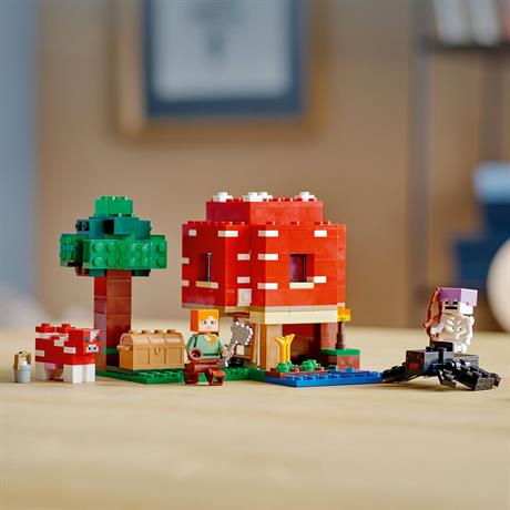 Конструктор LEGO Minecraft Грибной дом 272 детали (21179) - фото 6