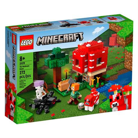 Конструктор LEGO Minecraft Грибной дом 272 детали (21179) - фото 7