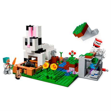 Конструктор LEGO Minecraft Кроляче ранчо 340 деталей (21181) - фото 1