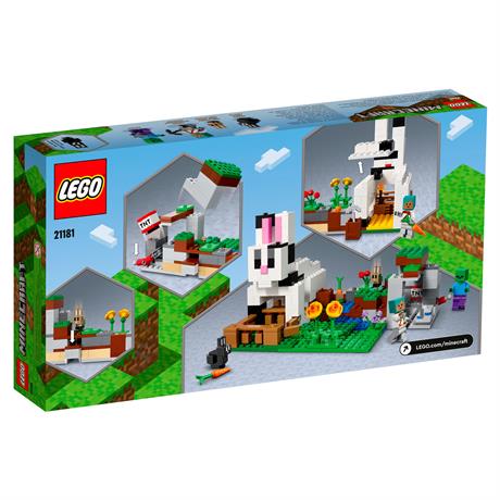 Конструктор LEGO Minecraft Кроляче ранчо 340 деталей (21181) - фото 5
