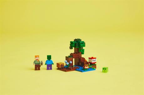 Конструктор LEGO Minecraft Приключения на болоте 65 деталей (21240) - фото 0
