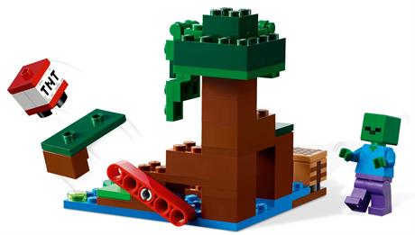 Конструктор LEGO Minecraft Пригоди на болоті 65 деталей (21240) - фото 0