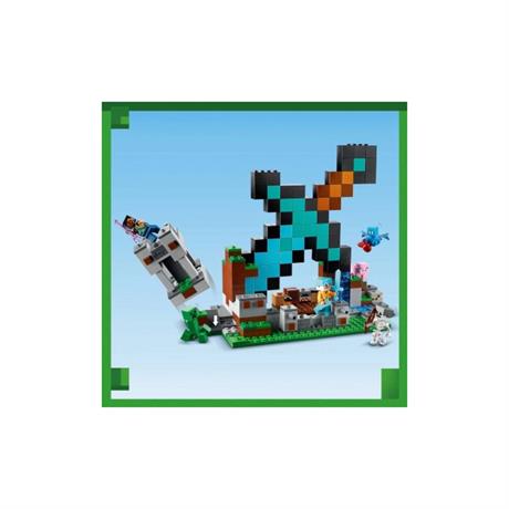 Конструктор LEGO Minecraft Форпост із мечем 427 деталей (21244) - фото 4