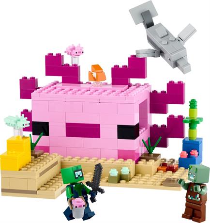 Конструктор LEGO Minecraft Дом-Аксолотль 242 детали (21247) - фото 0