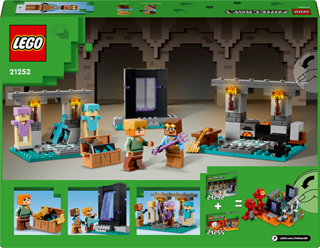 Конструктор LEGO Minecraft Зброярня 203 деталі (21252) - фото 3