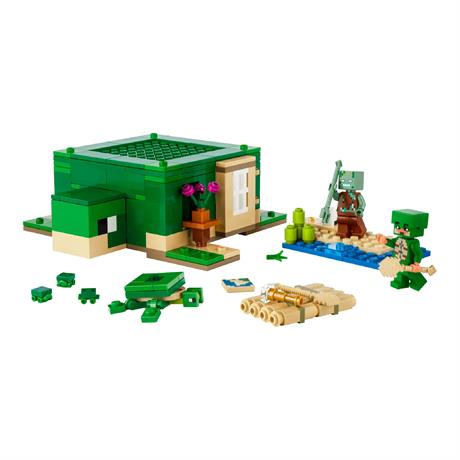 Конструктор LEGO Minecraft Пляжный дом в форме черепахи 234 детали (21254) - фото 2