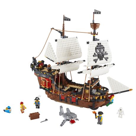 Конструктор LEGO Creator Пиратский корабль 1262 детали (31109) - фото 6