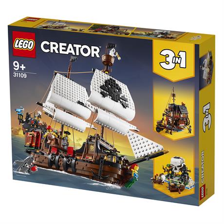 Конструктор LEGO Creator Пиратский корабль 1262 детали (31109) - фото 0