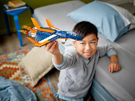 Конструктор LEGO Creator Сверхзвуковой самолёт 215 деталей (31126) - фото 1
