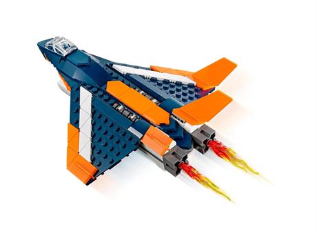 Конструктор LEGO Creator Сверхзвуковой самолёт 215 деталей (31126) - фото 3