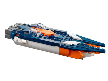 Конструктор LEGO Creator Надзвуковий літак 215 деталей (31126) - фото 7