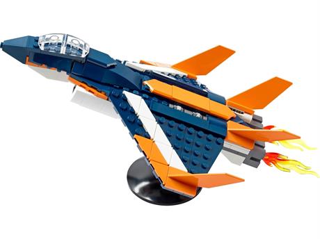 Конструктор LEGO Creator Надзвуковий літак 215 деталей (31126) - фото 9