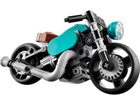 Конструктор LEGO Creator Вінтажний мотоцикл 128 деталей (31135) - фото 1