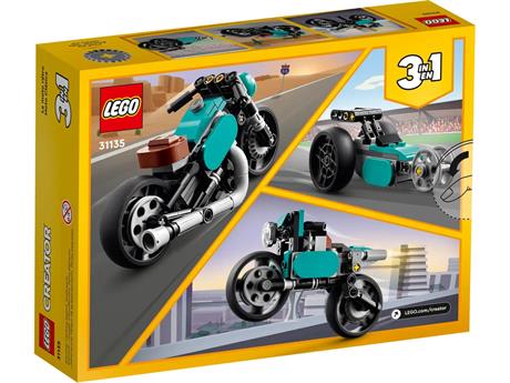 Конструктор LEGO Creator Вінтажний мотоцикл 128 деталей (31135) - фото 0