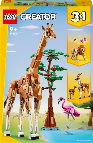 Конструктор LEGO Creator Дикие животные сафари 780 деталей (31150) - фото 0