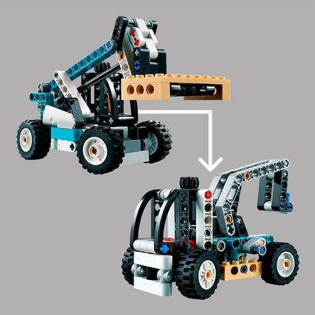 Конструктор LEGO Techniс Телескопический погрузчик 143 детали (42133) - фото 3