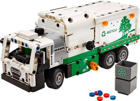 Конструктор LEGO Technic Мусоровоз Mack LR Electric 503 детали (42167) - фото 1
