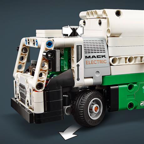 Конструктор LEGO Technic Сміттєвоз Mack LR Electric 503 деталі (42167) - фото 3