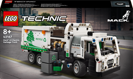 Конструктор LEGO Technic Сміттєвоз Mack LR Electric 503 деталі (42167) - фото 0