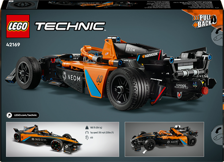 Конструктор LEGO Гоночный автомобиль NEOM McLaren Formula E 452 детали (42169) - фото 3
