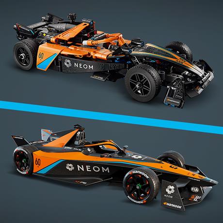 Конструктор LEGO Гоночный автомобиль NEOM McLaren Formula E 452 детали (42169) - фото 7