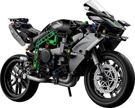 Конструктор LEGO Technic Мотоцикл Kawasaki Ninja H2R 643 деталі (42170) - фото 4