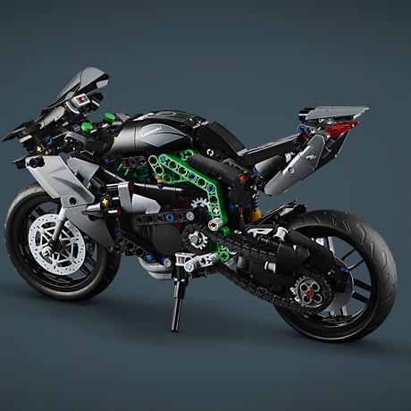 Конструктор LEGO Technic Мотоцикл Kawasaki Ninja H2R 643 деталі (42170) - фото 7