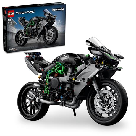 Конструктор LEGO Technic Мотоцикл Kawasaki Ninja H2R 643 деталі (42170) - фото 0