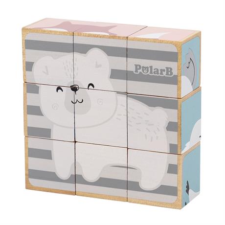 Дерев'яні кубики Viga Toys PolarB Звірята (44024) - фото 9